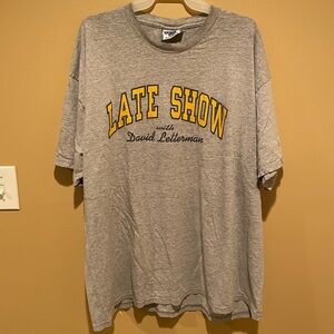 David Letterman shirt XXL